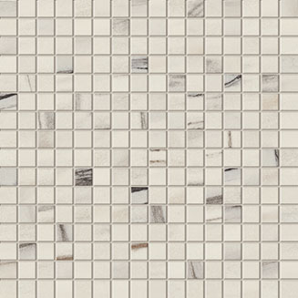 Мозаика AOU8 Marvel Bianco Fantastico Mosaico Lappato 30x30 Atlas Concorde