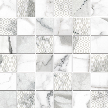 Мозаика ARABESCATO BIANCO DECOR MOSAIC 30x30 Керлайф