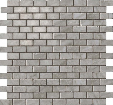 Мозаика AS33 Marvel Bardiglio Grey Mosaico Lappato Burattato 29.8x29.8 Atlas Concorde