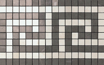 Мозаика ASM9 Marvel Grey/Moon Greca Mosaico 18.5x30 Atlas Concorde