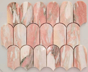 Мозаика Asti Pink 31.5x26 Orro Mosaic