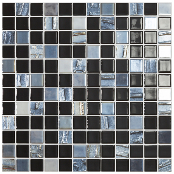 Мозаика Astra Black 31.7x31.7 Vidrepur
