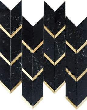 Мозаика ATLANTIDA BLACK 8mm 32.5x30.5 Orro Mosaic