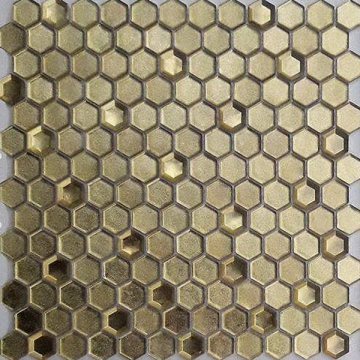 Мозаика Aureo grani hexagon 23x13x6 300x300х6 Caramelle Mosaic