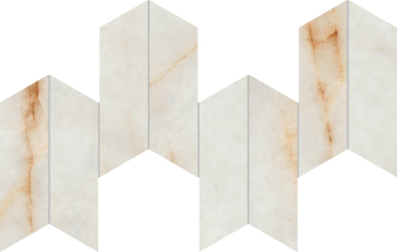 Мозаика AYD2 Marvel Diva Ice Crystal Mosaico Chevron Velvet 46,3х17,5 Atlas Concorde