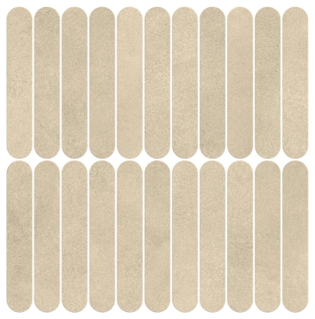 Мозаика AYZB Boost Expression Tan Mosaico Ellipse 37х37,8 Atlas Concorde