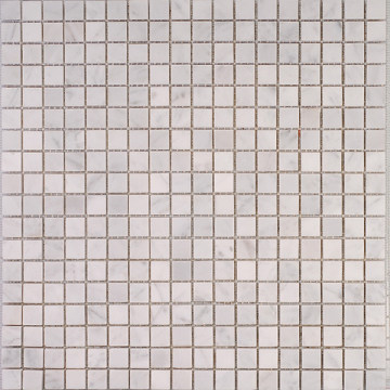 Мозаика BIANCO CARRARA 1,5x1,5x0,8 polished Premium Marble
