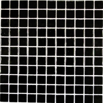 Мозаика Black glass (стекло) 4*25*25 300*300 Bonaparte