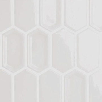 Мозаика Crayon White glos 27.8x30.4 Caramelle Mosaic