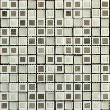 Мозаика CSR 095 Керамика и камень 30x30 (чип 1.5x1.5+2.3x2.3) TonoMosaic