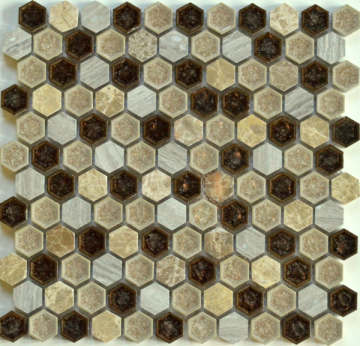 Мозаика CST 165 Керамика и камень 30x30 TonoMosaic