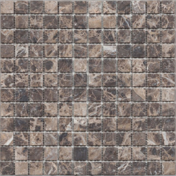 Мозаика DAO-502-23-4 Dark Emperador мрамор 2.3х2.3 30х30 DAO