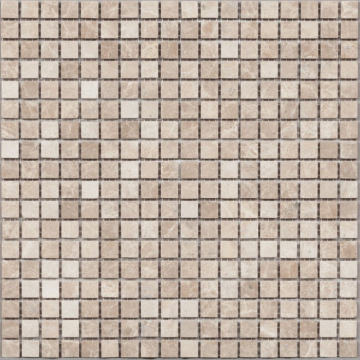 Мозаика DAO-531-15-4 Light Emperador мрамор 1.5х1.5 30х30 DAO