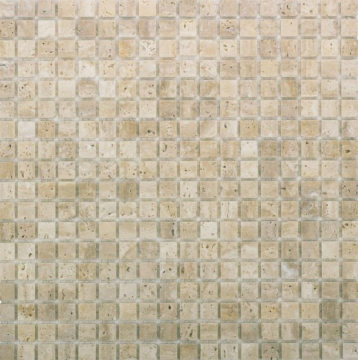 Мозаика DAO-532-15-4 Travertine камень 1,5х1,5 30х30 DAO