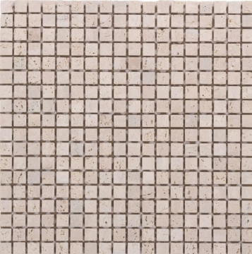 Мозаика DAO-532-15-8 Travertine камень 1,5х1,5 30х30 DAO
