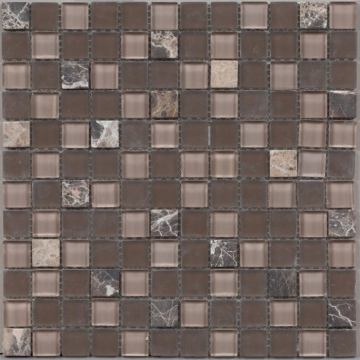 Мозаика DAO-55 стекло+камень 2.3х2.3 30х30 DAO