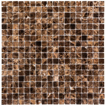 Мозаика DAO-602-15-4 Dark Emperador 1.5х1.5 30х30 DAO