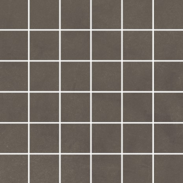 Мозаика DD6418/MM Про Чементо мозаичный коричневый тёмный матовый 30x30 Kerama Marazzi