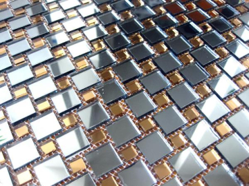 Мозаика DG20 Мозаика зеркальная на сетке (2x2+1x1) 30.9x30.9 Vivere