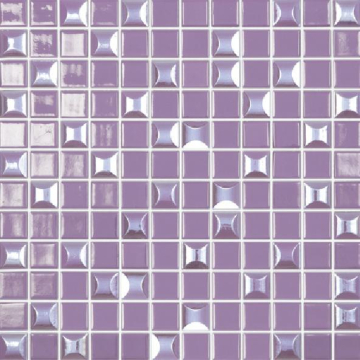 Мозаика Edna №833 Пурпурный (на сетке) 31,7x31,7 Vidrepur