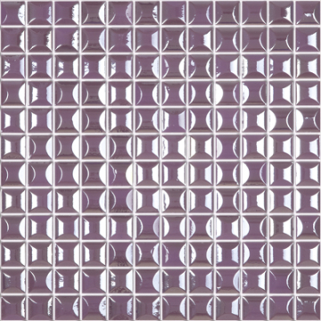 Мозаика Edna Purple Пурпурный (на сетке) 31,7x31,7 Vidrepur