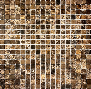 Мозаика Emperador Dark TUM 4мм 30.5x30.5 Orro Mosaic