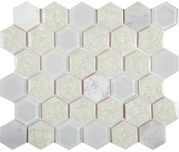 Мозаика Esagono misto cappuccino (50x44) 28.5x24.5x8 Imagine lab