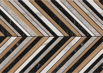 Мозаика fNJ0 Roma Diamond Mosaico Spinato 25.5x29.5 FAP Ceramiche