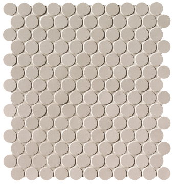 Мозаика fNSU Milano&Floor Beige Round Mosaico Matt 29.5x32.5 FAP Ceramiche