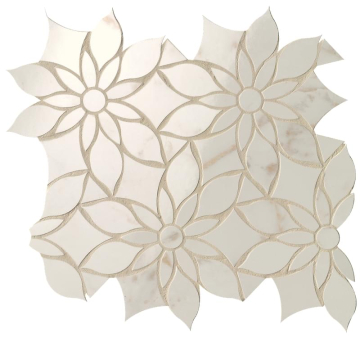 Мозаика fQKW Calacatta Delicato Daisy Mosaico 29x31.9 FAP Ceramiche