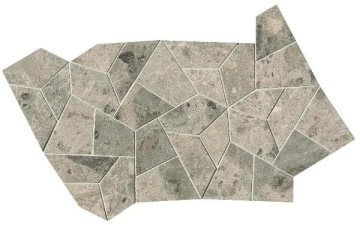 Мозаика fQNM Nativa Grey Fly Mosaico Satin 25x41.5 FAP Ceramiche