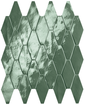 Мозаика fRXF Glim Salvia Rombi Mosaico Brillante 31x35,5 FAP Ceramiche