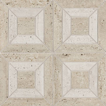 Мозаика fTQU Materia Classica Beige Bianco Icon C Mosaico 30x30 FAP Ceramiche