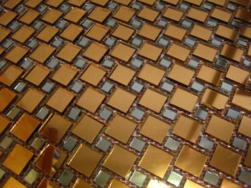 Мозаика GD20 Мозаика зеркальная на сетке (2x2+1x1) 30.9x30.9 Vivere