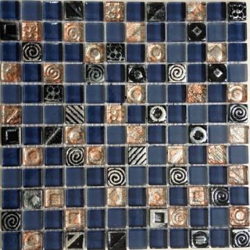 Мозаика Glass Decor Mexico 2.3x2.3 30x30 Bars Crystal