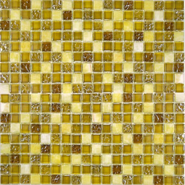 Мозаика Glass Stone 1 (стекло+камень) 15*15 300*300 Bonaparte