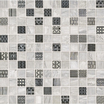 Мозаика GNMG10 Mix Gem White/Silver 29.1x29.1 Ascot