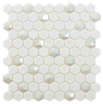 Мозаика Hex Colors № 100/Diamond 350D (на сетке) 30,7x31,7 Vidrepur