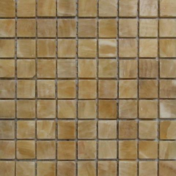 Мозаика HONEY ONYX 1,5x1,5x0,8 polished Premium Marble
