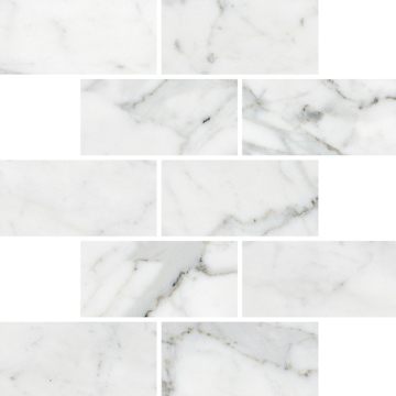Мозаика K-1000/MR/m13 Marble Trend CARRARA 30,7х30,7 Kerranova