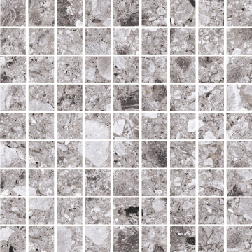 Мозаика K-331/MR/m01 Terrazzo Light Grey 30x30 Kerranova