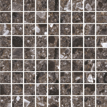 Мозаика K-333/MR/m01 Terrazzo Dark Grey 30x30 Kerranova