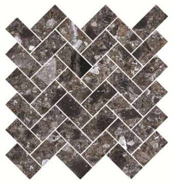 Мозаика K-333/MR/m06 Terrazzo Dark Grey 282x303x9 Kerranova