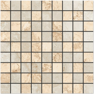 Мозаика K-4001(4003)/SR/m01 Shakespeare LIGHT GREY(LIGHT BEIGE) 30x30 Kerranova