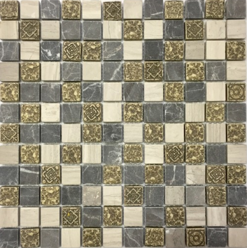 Мозаика K-736 камень матовый (23*23*8) 298*298 NSmosaic