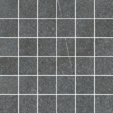 Мозаика K946596R Napoli Антрацит (5*5) 30х30 Vitra