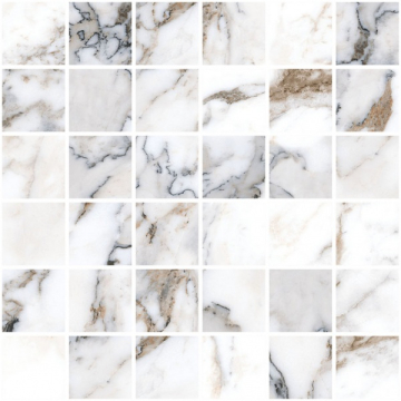 Мозаика K949879LPR1VTE0 Marble-X Бреча Капрайа Белый ЛПР 30x30 Vitra