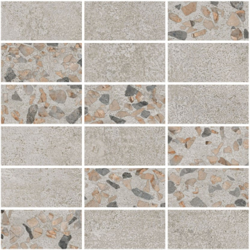 Мозаика K9498938LPR1VTE0 Beton-Terrazzo Мозаичный микс Темный 30х30 Vitra