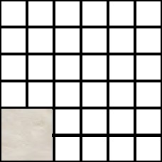 Мозаика K9519218R001VTE0 Quarstone Мозаика Белый 7Рек R10B 5X5 30x30 Vitra