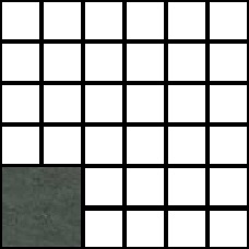 Мозаика K9519248R001VTE0 Quarstone Мозаика Антрацит 7Рек R10B 5X5 30x30 Vitra